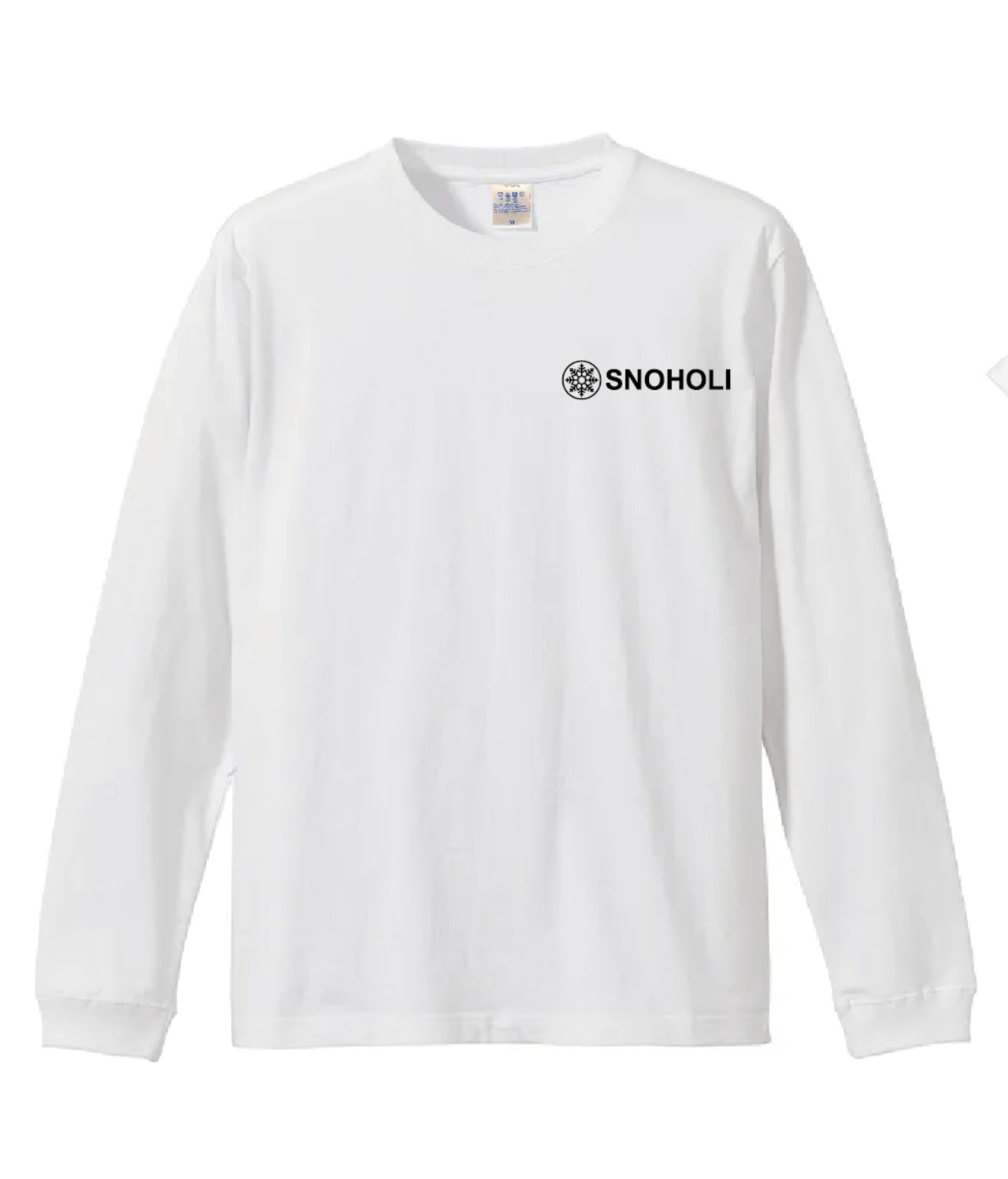 SNOHOLI ロングスリーブシャツ　ホワイト